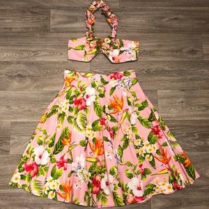 Hawaiian pinup two piece 🌺